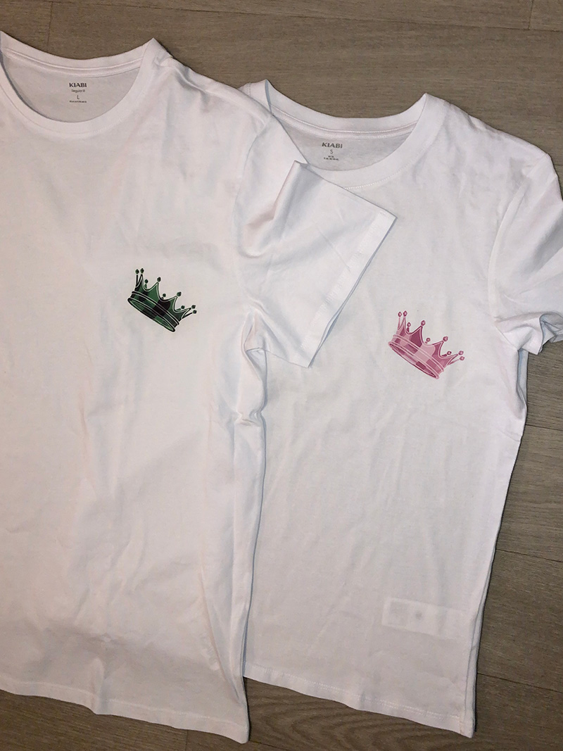 T-shirt personnalisé avec le CharlyLab